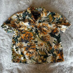 🌟3/$20🌟 NORDSTROM Toddler Boys Short Sleeve Print Button Down Collared Shirt